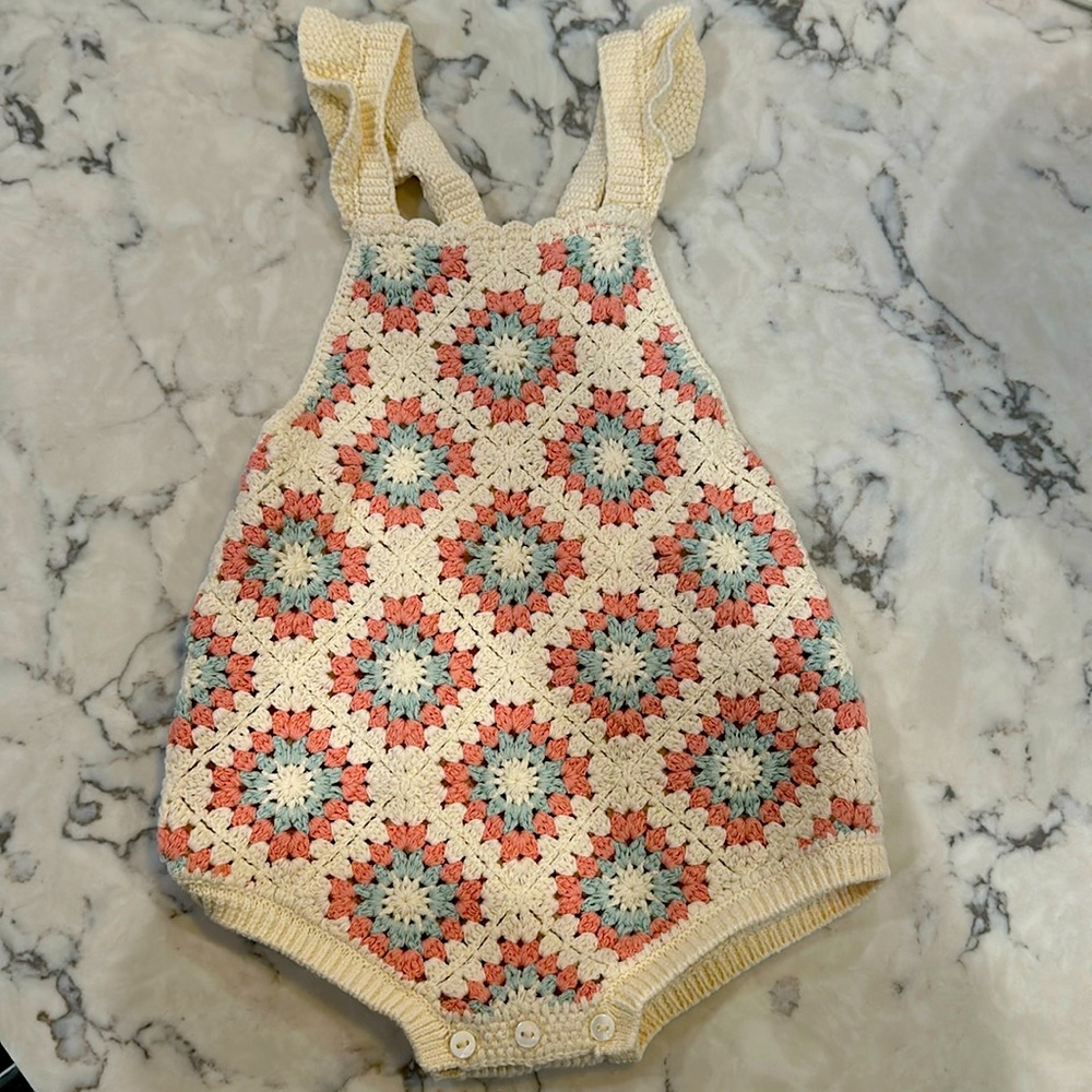 Zara Knit kids romper